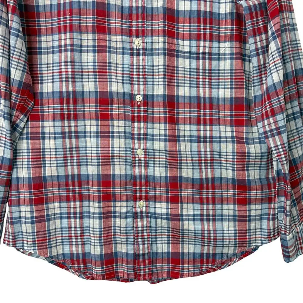 Vineyard Vines Mens Size M Classic Fit Tucker Shirt Button Up‎ Cotton Plaid